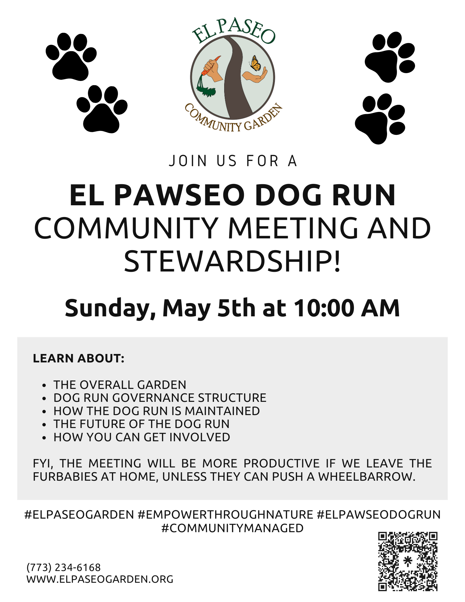 Dog Run Meeting and Stewardship